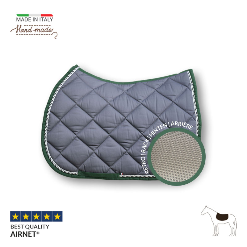 Sottosella AIRPAD con trapuntatura a rombi 10x10 e base in Airnet traspirante.