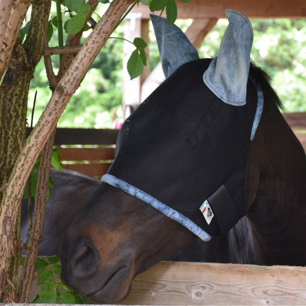 Maschera anti-mosche denim