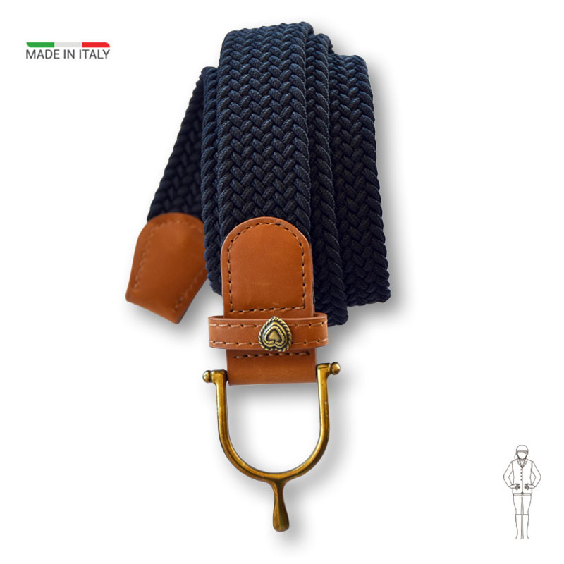 Cintura elastica cm. 3 colore blu e nera di varie misure