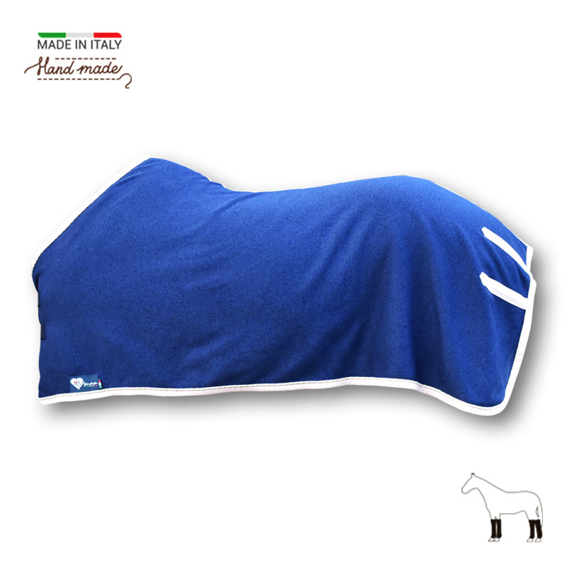 Coperta da passeggio in  ARCTIC PILE, tessuto esterno e pile interno colore blu