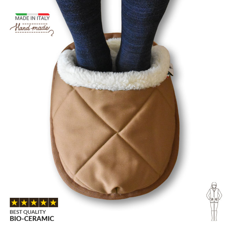 Accessorio termico in bio-ceramica per piedi sempre caldi e comodi durante il relax