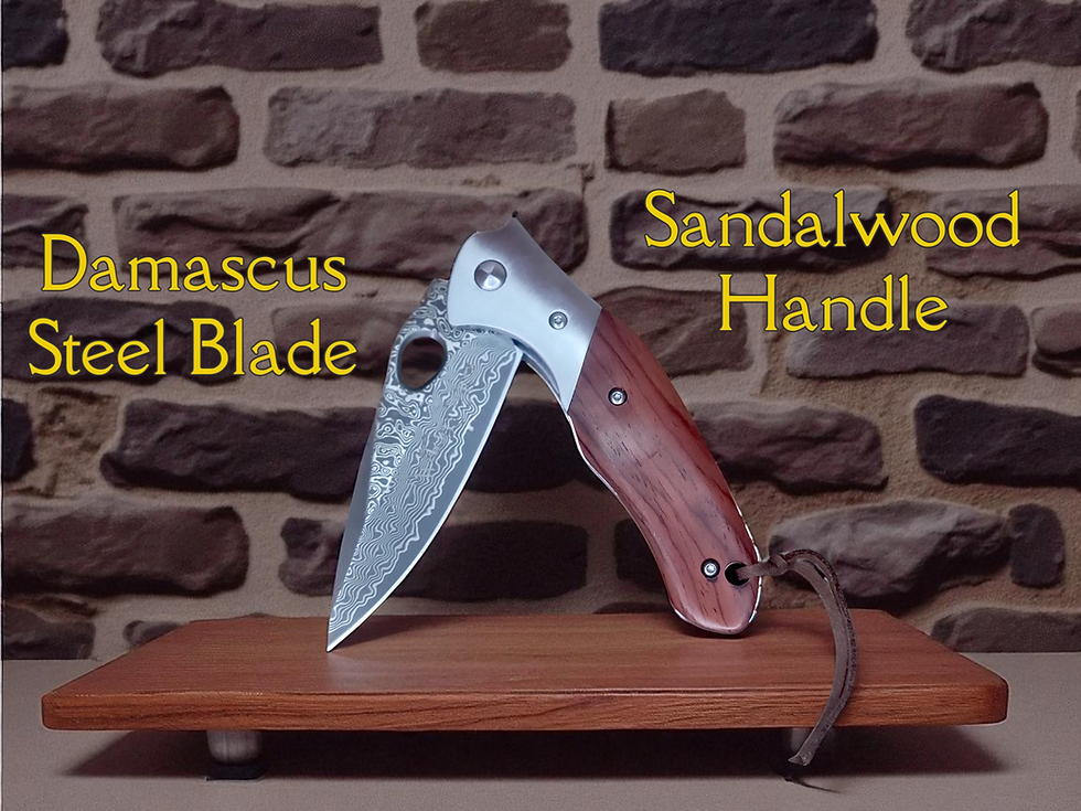 Folding Knife Open Front View