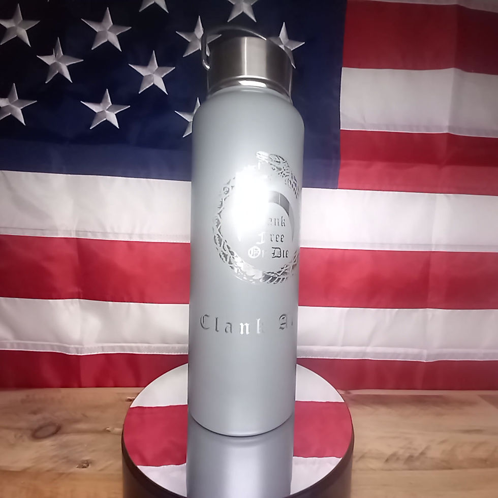 Thumbnail: 30oz Laser Engraved Stainless Steel Water Bottles