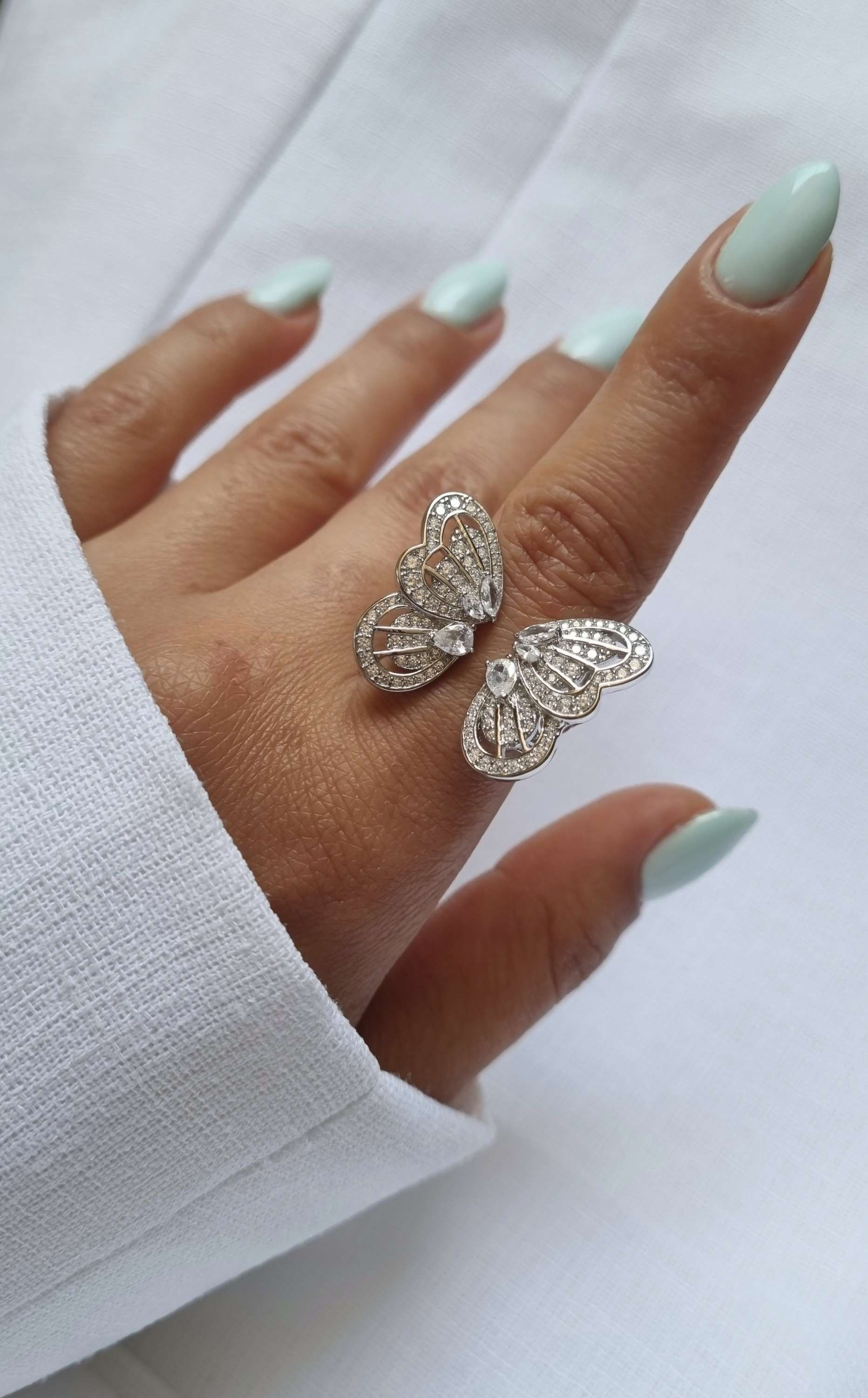 טבעת פרפר new