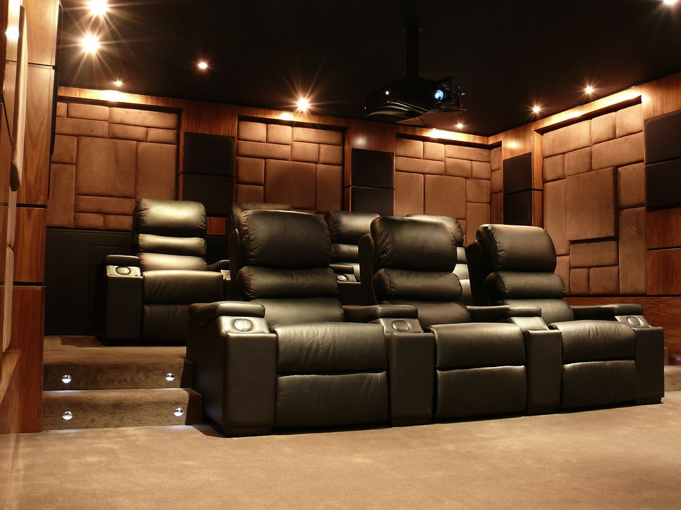 American Walnut Cinema, Cinema Cabinet Creations Carrum Downs, Complete Cabinet Creations Carrum Dow