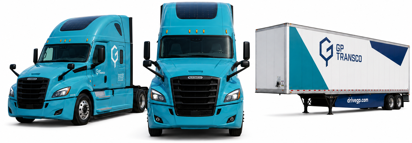 GP Transco Freightliner Cascadia fleet