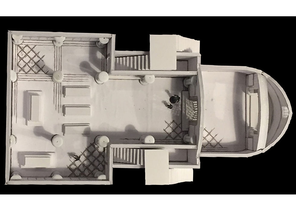 White Model Plan View