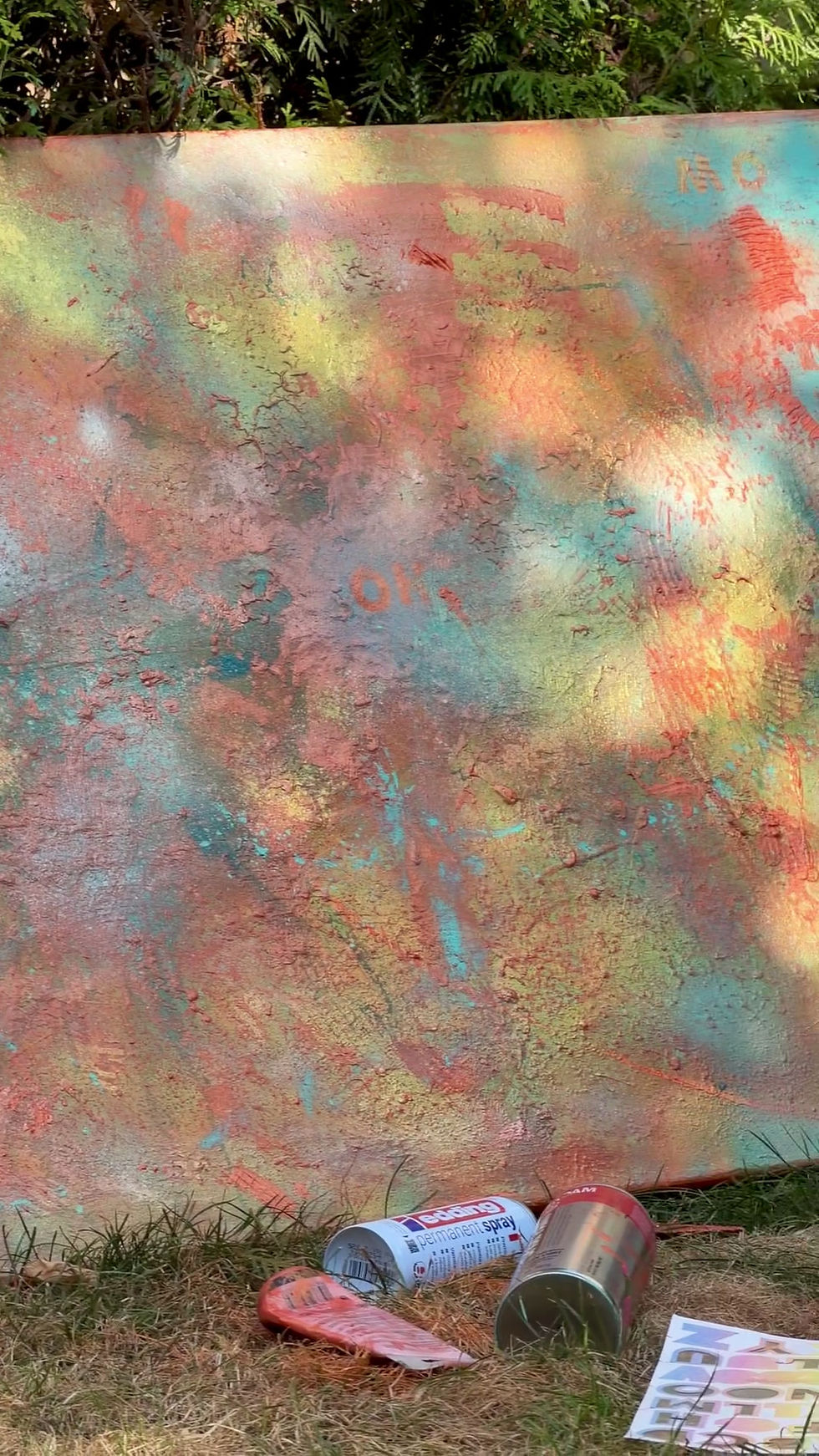 Miniaturbild: OH - Original Mixed-Media-Kunstwerk auf Leinwand