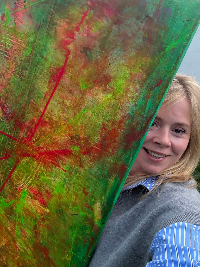 Miniaturbild: EIBSEE - Natur-inspiriertes Acrylbild I Unikat