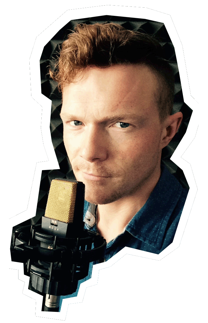 Ich bin Synchronsprecher, aber auch top für Hörbücher, VoiceOver, Hörspiele, eine Stimme für besondere Gelegenheiten