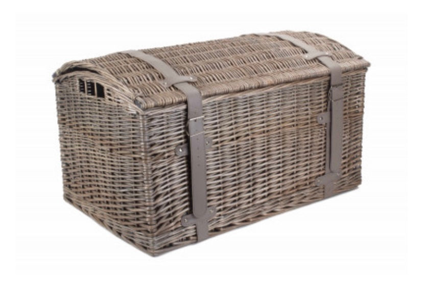 Thumbnail: wicker basket curved lid