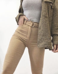 Miniatura: Pantalón Bengalina Con Cinto