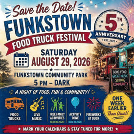 Food Truck Festival – Saturday, August 29, 2026
