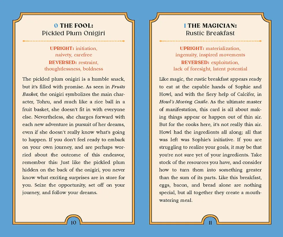 Thumbnail: Anime Food Tarot: A Deck and Guidebook Inspired by Popular Japanese Animation