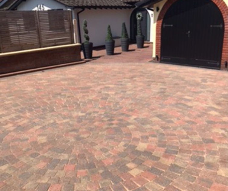 Block Paved Driveway cleaned, sanded and sealed