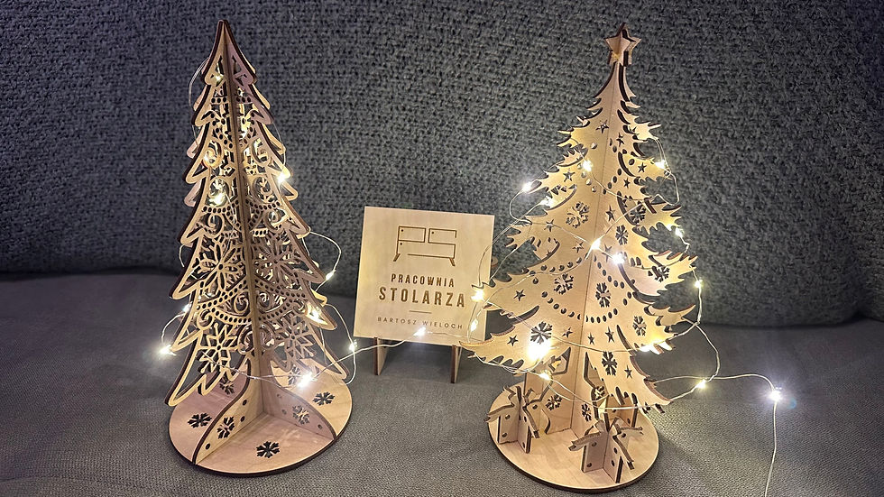 Miniatura: Świąteczna choinka 25,5 cm