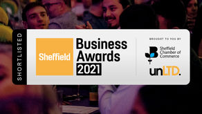 Chuffed to bits, we made the shortlist for Start up of the year !!