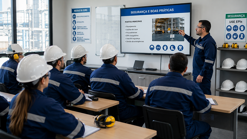 Capacitação profissional: um investimento essencial para a segurança na pirotecnia
