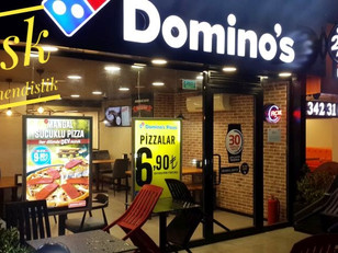 Dominos Pizza Tuğla Kaplama