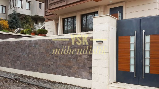 Bahçe Taş Duvar Yapımı görselleri