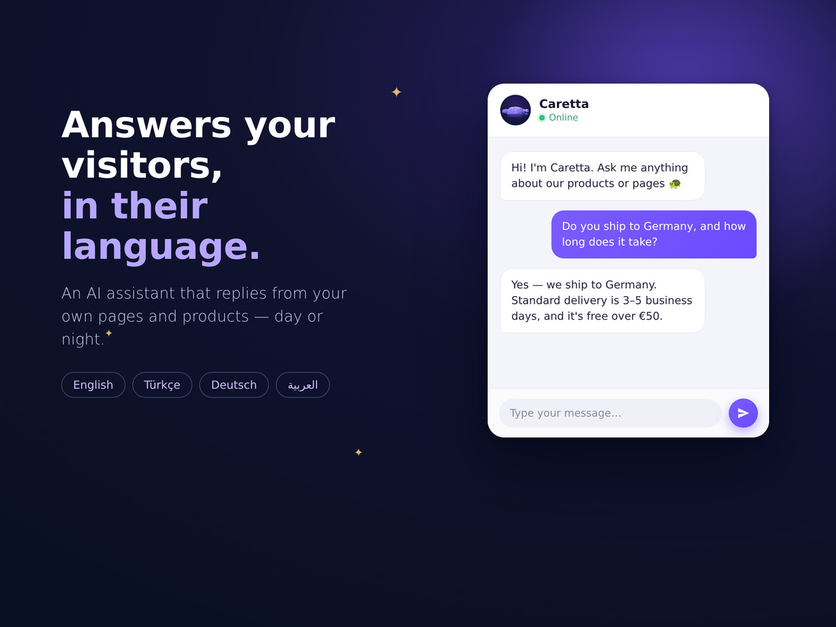 Caretta AI Assistant screenshot 1