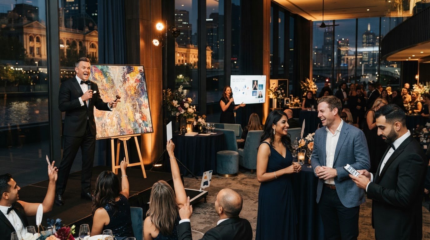 Charity Gala Fundraising Ideas Melbourne for Auctions, Stories and Art