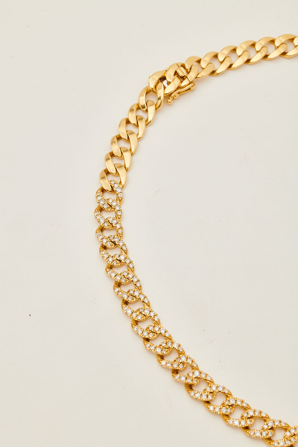 Miniatura: Gargantilha elos diamantes