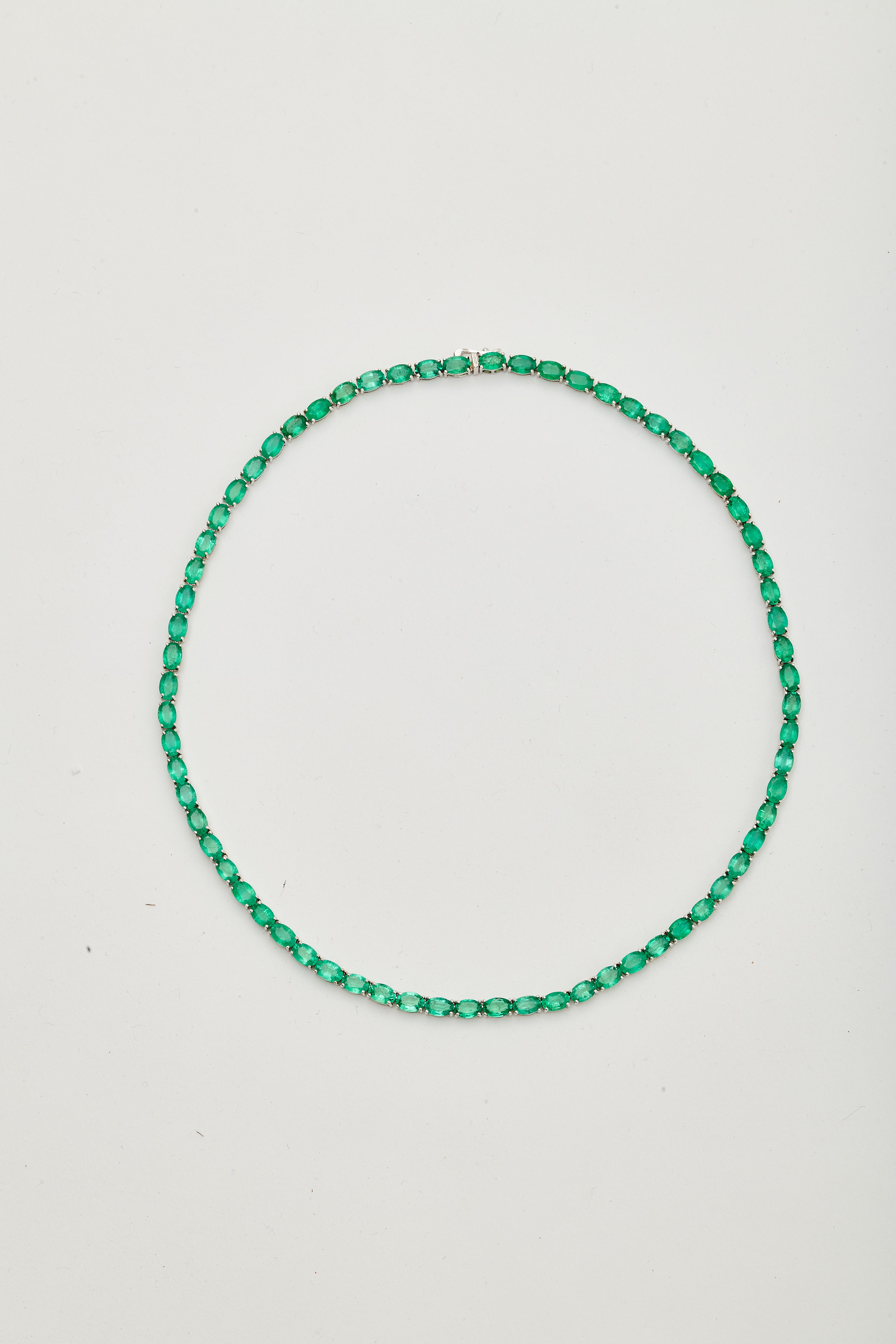 Colar riviera de esmeraldas