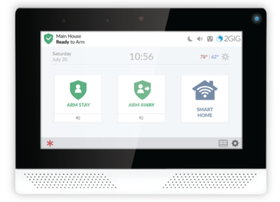 Smart Security Panel with Facial Recognition and Dual Path Communications