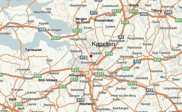 taxi kapellen map