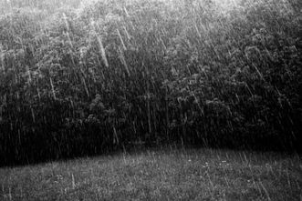 Hailstorm up on the alp