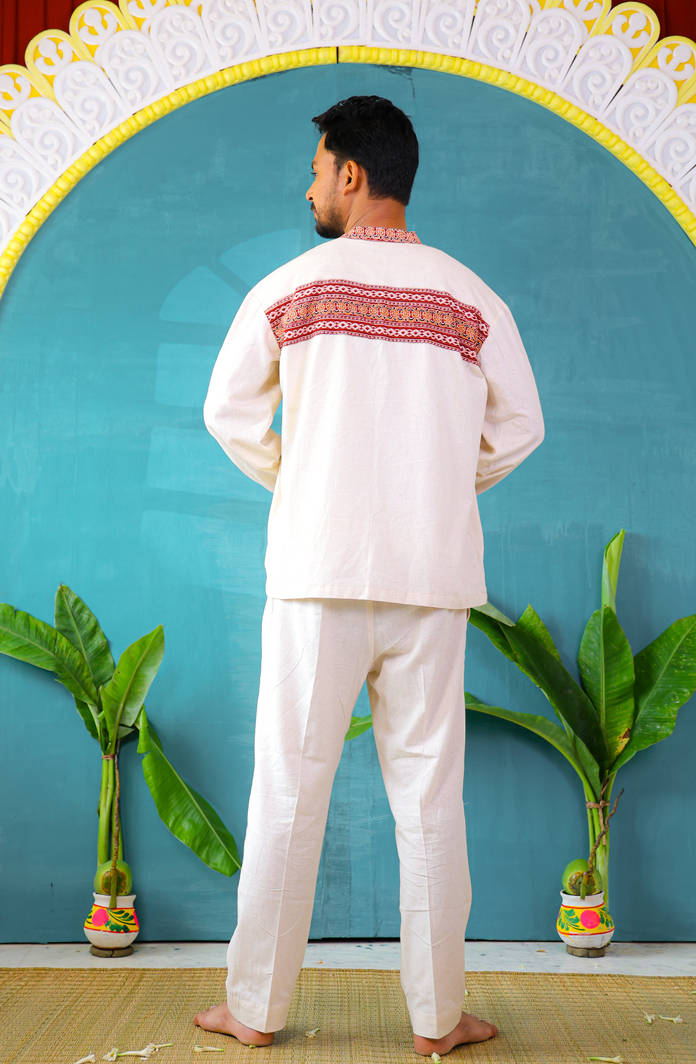 Shonkho Pradeep Men's Shacket - Image 5