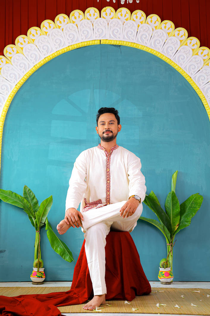 Shonkho Pradeep Men's Shacket - Image 3