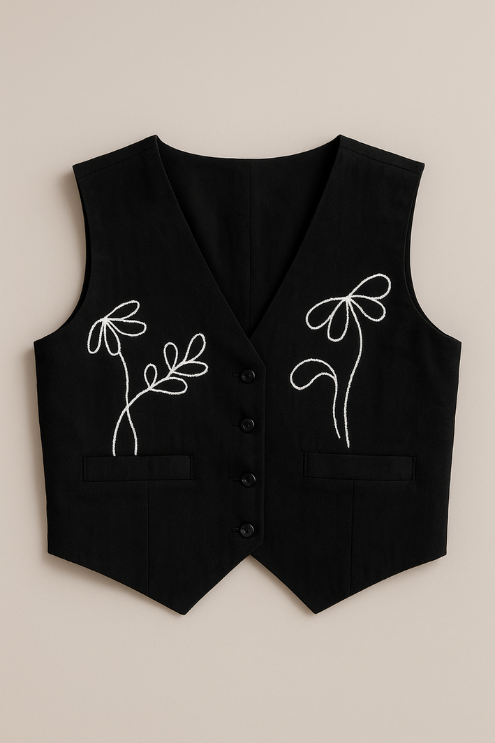 Grace Cotton Vest Set - Image 5