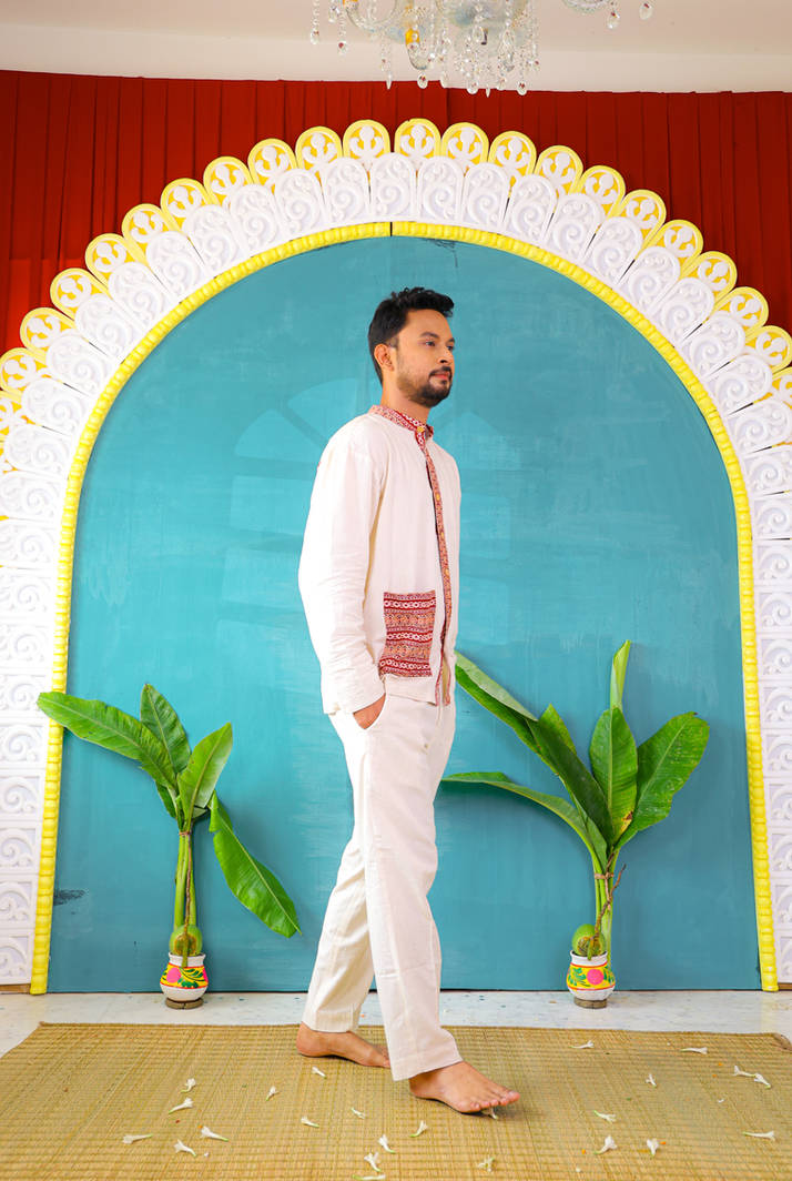 Shonkho Pradeep Men's Shacket - Image 7