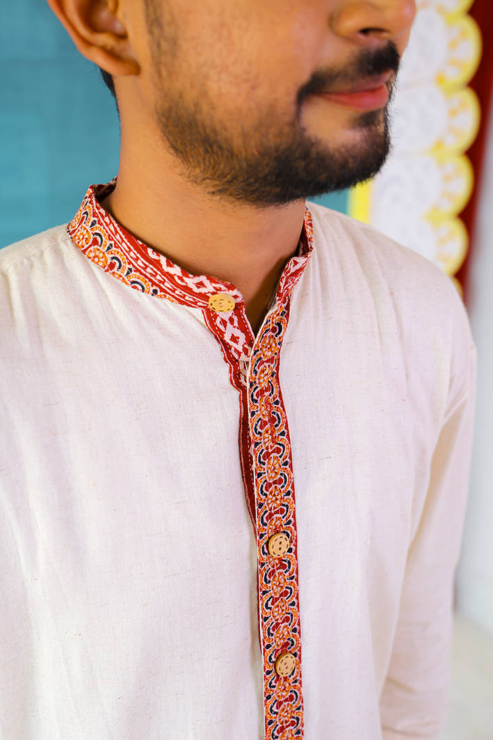 Shonkho Pradeep Men's Shacket - Image 6