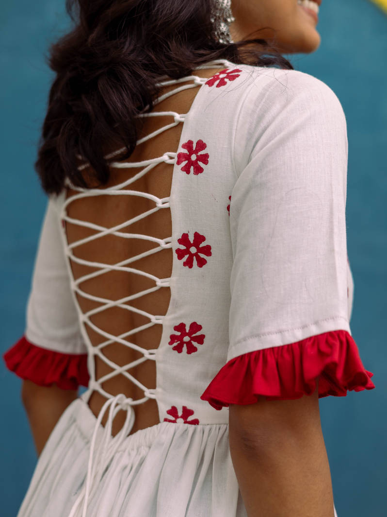 Parijat Shada Corset Dress - Image 8