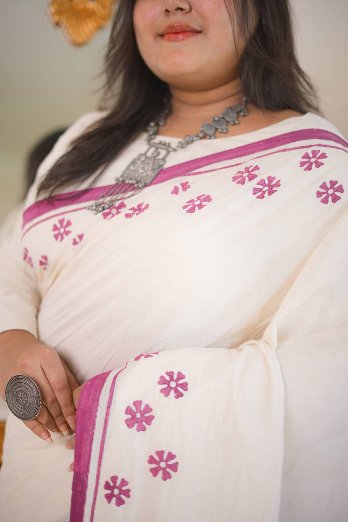 Shiuli Cotton Saree - Image 4