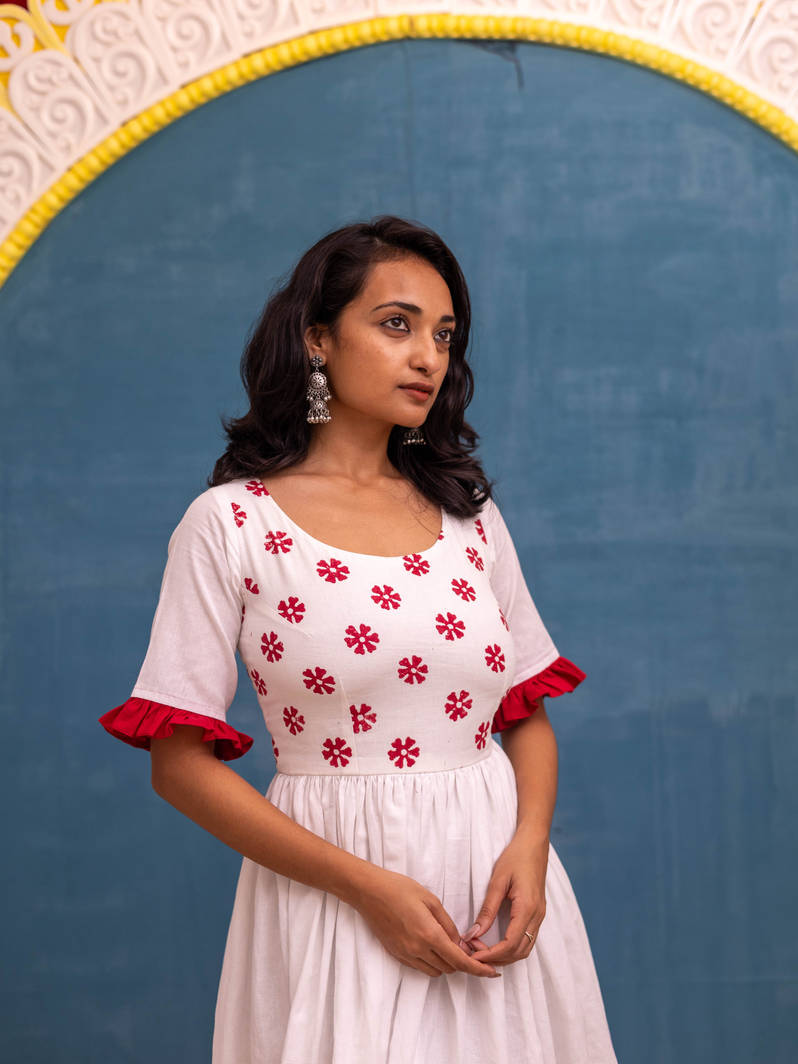 Parijat Shada Corset Dress - Image 4