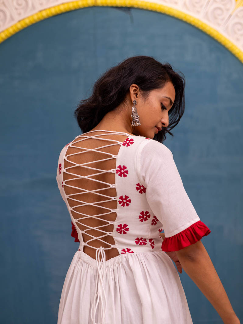 Parijat Shada Corset Dress - Image 3