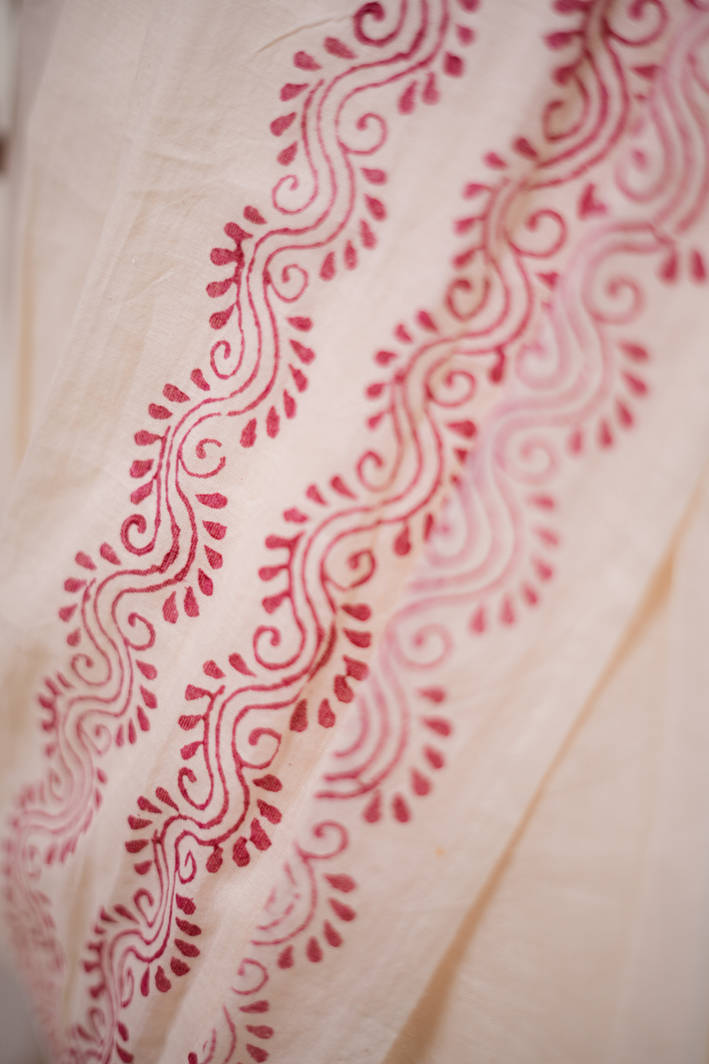Alpona Cotton Saree - Image 4