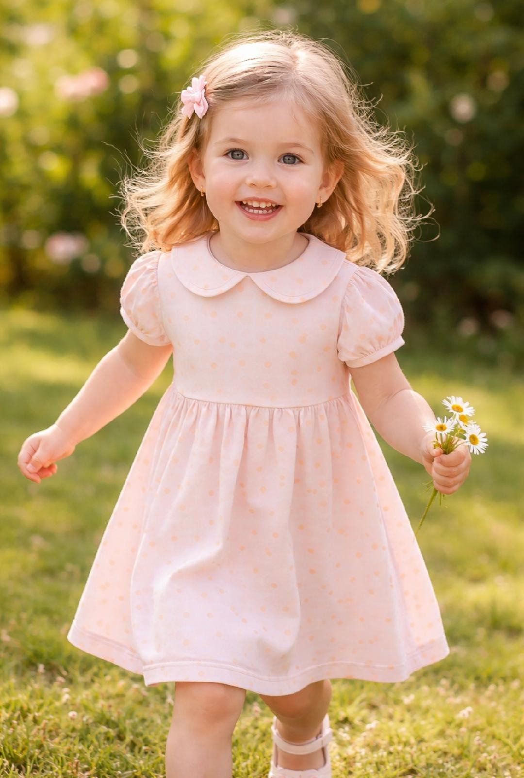 Charlotte Dress (Orange & Pink)