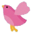 weepeggles logo kids pink bird