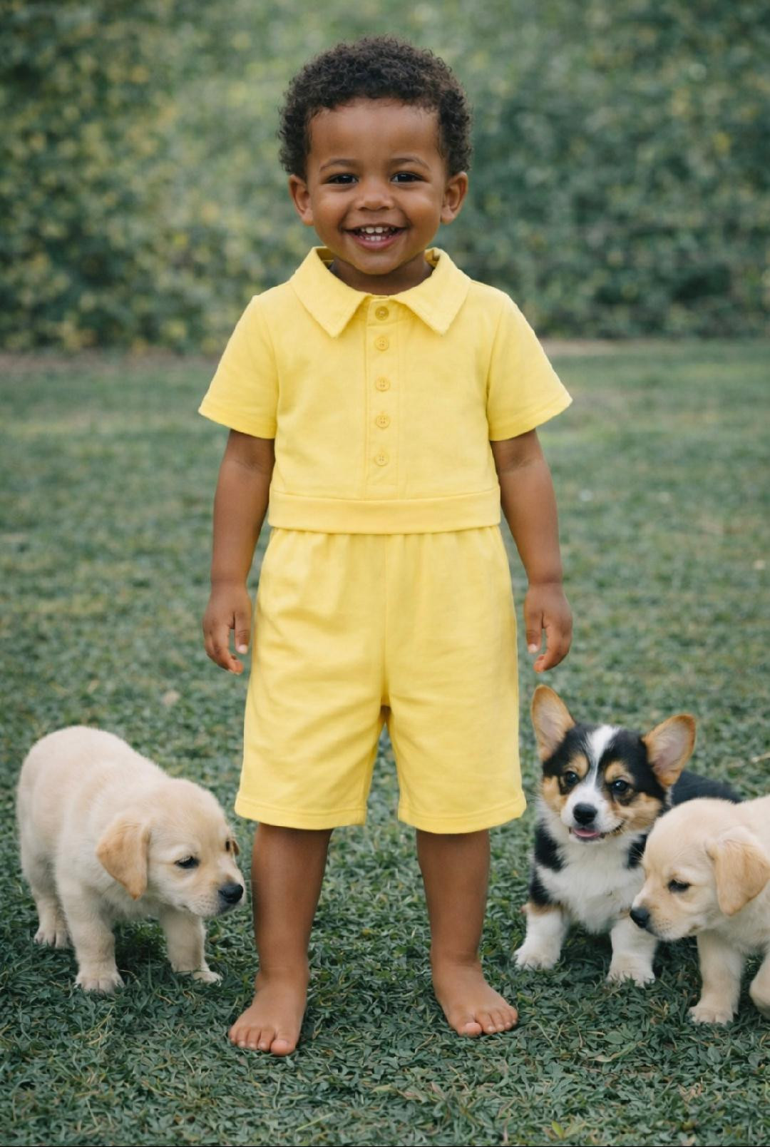 Liam Romper (Yellow)