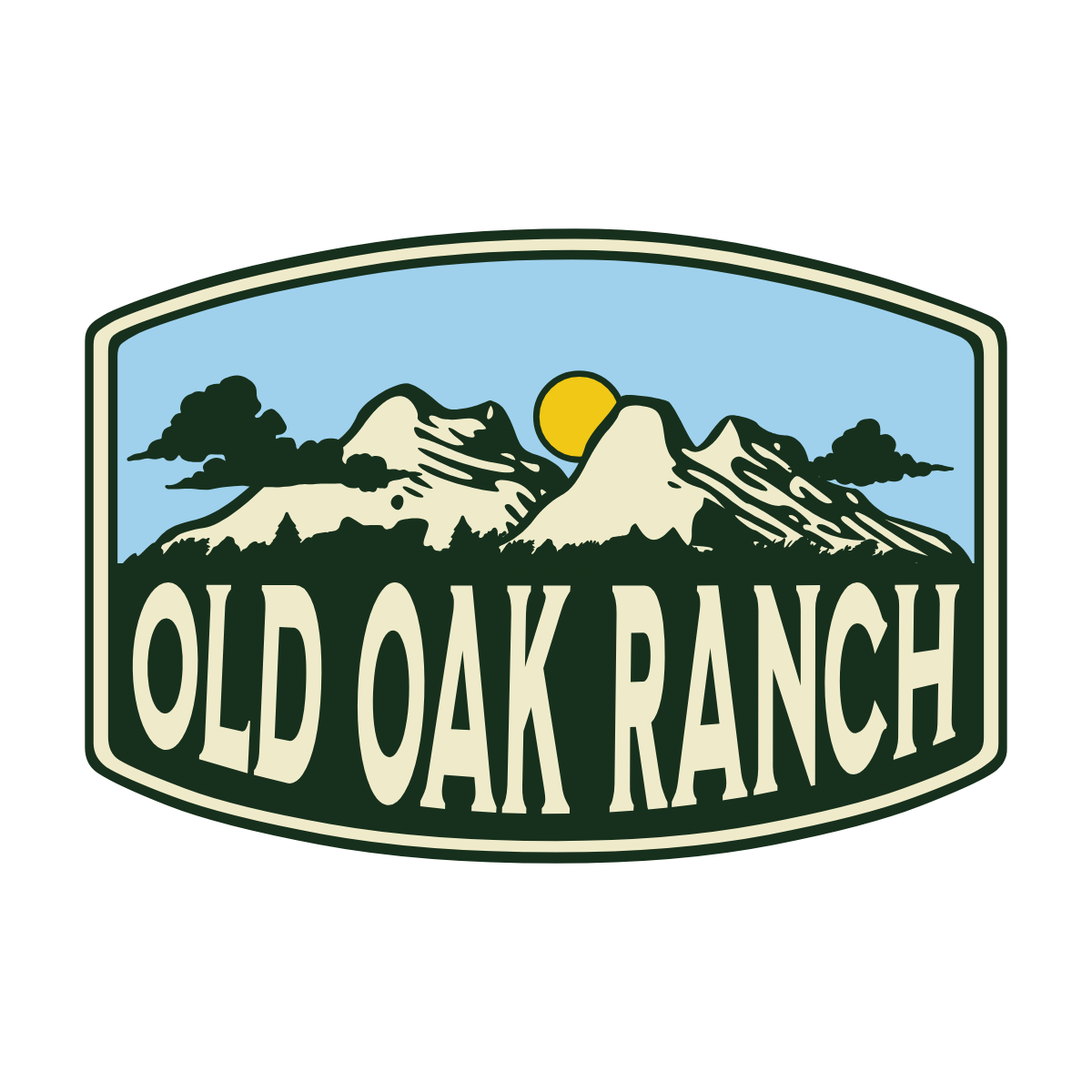 OOR Mountain Sticker