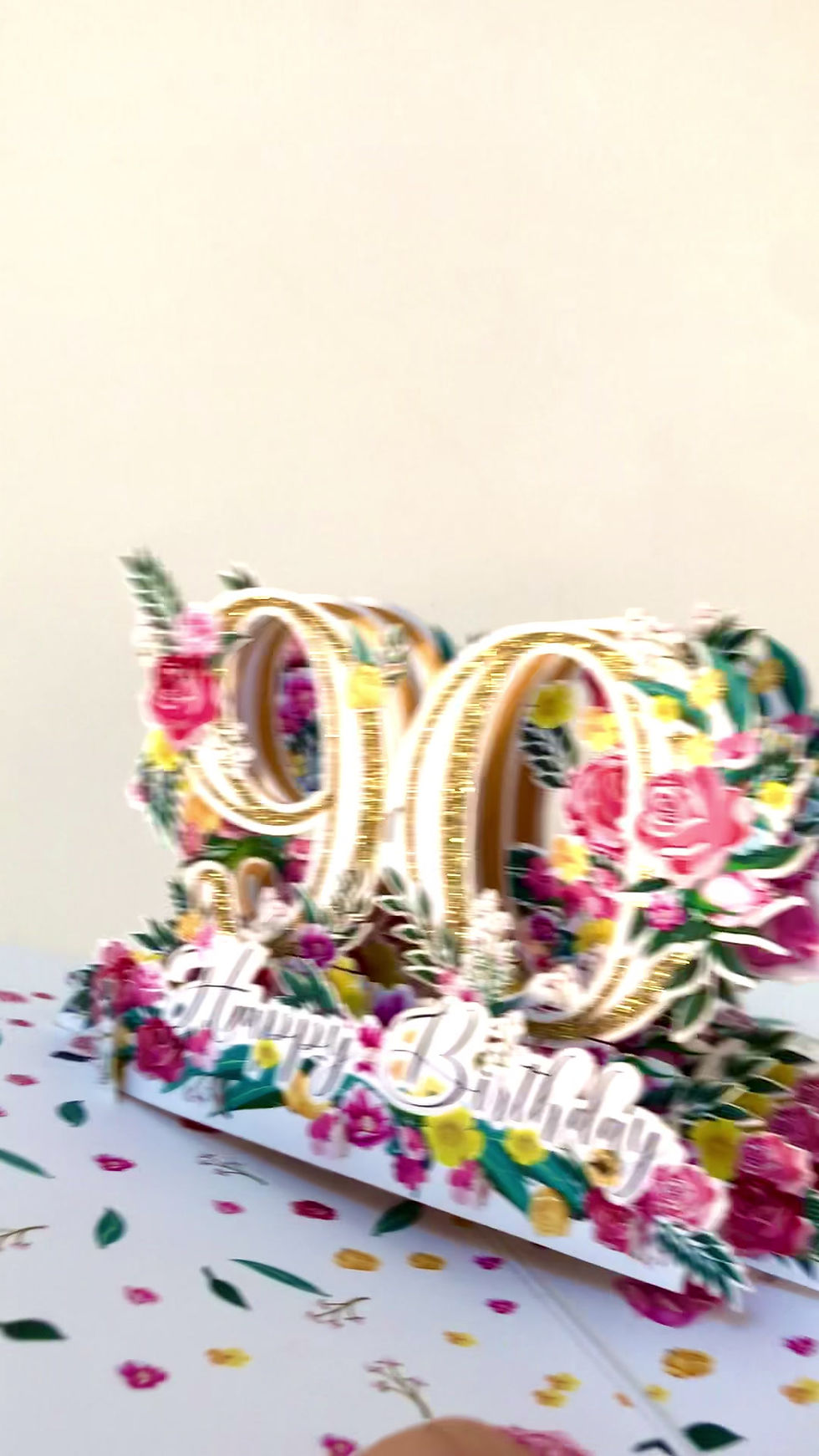 Thumbnail: 90th Birthday Pop up card