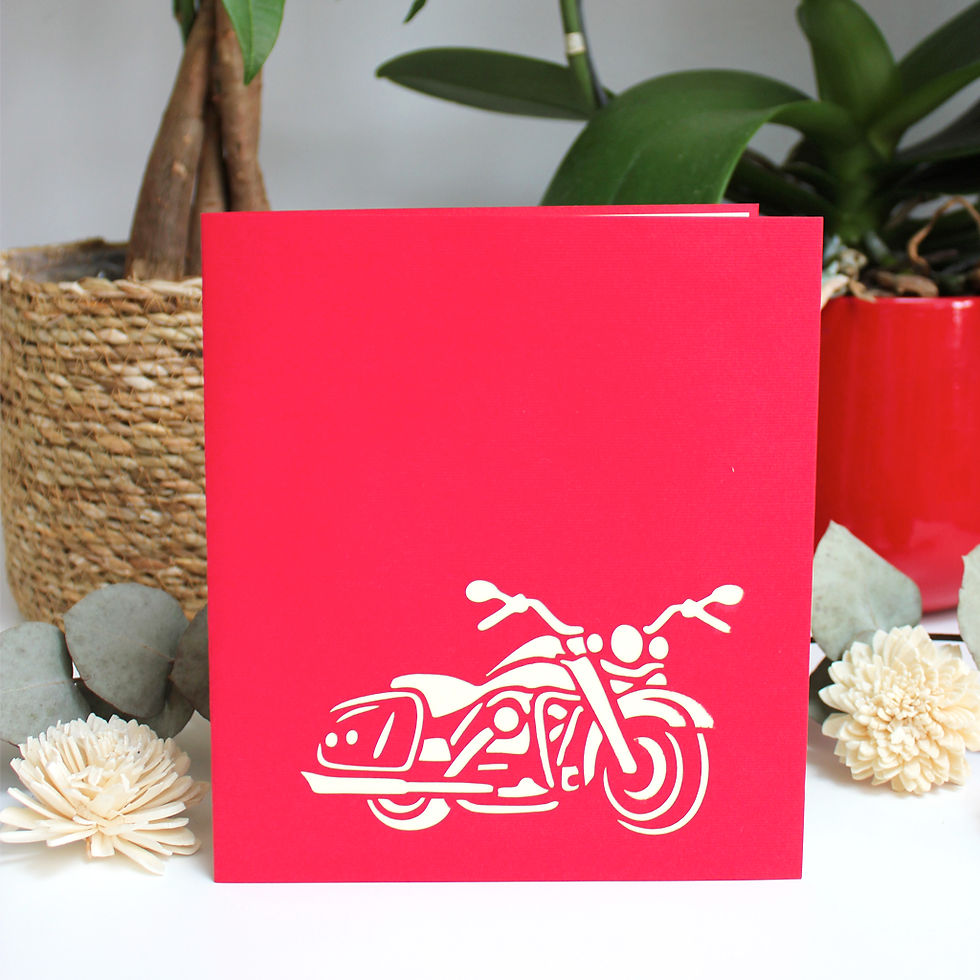 Thumbnail: Motorbike Pop Up Card