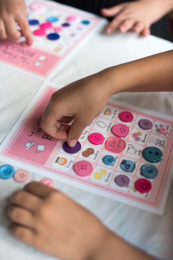 TEA PARTY BINGO GAME