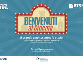 Torna “Benvenuti al Cinema” con il Nuovo Astra: dal 14 luglio 2025 la quarta edizione nella corte di Palazzo Benvenuti