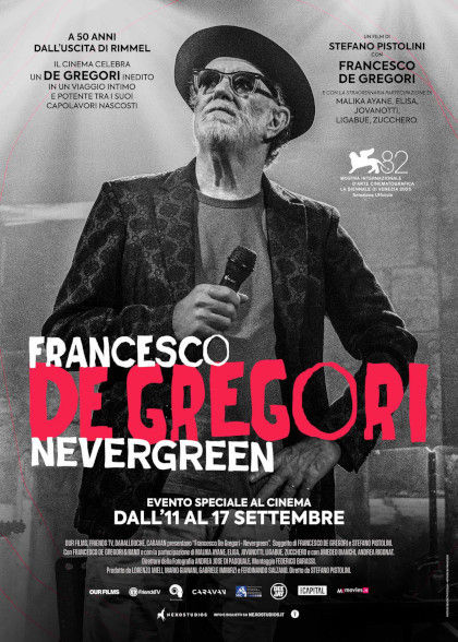 Francesco de Gregori - Nevergreen | lun 17 nov | 20.30